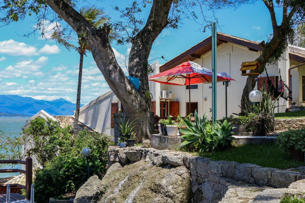 Casa na frente do mar com quarto privativo Florianopolis Exterior foto